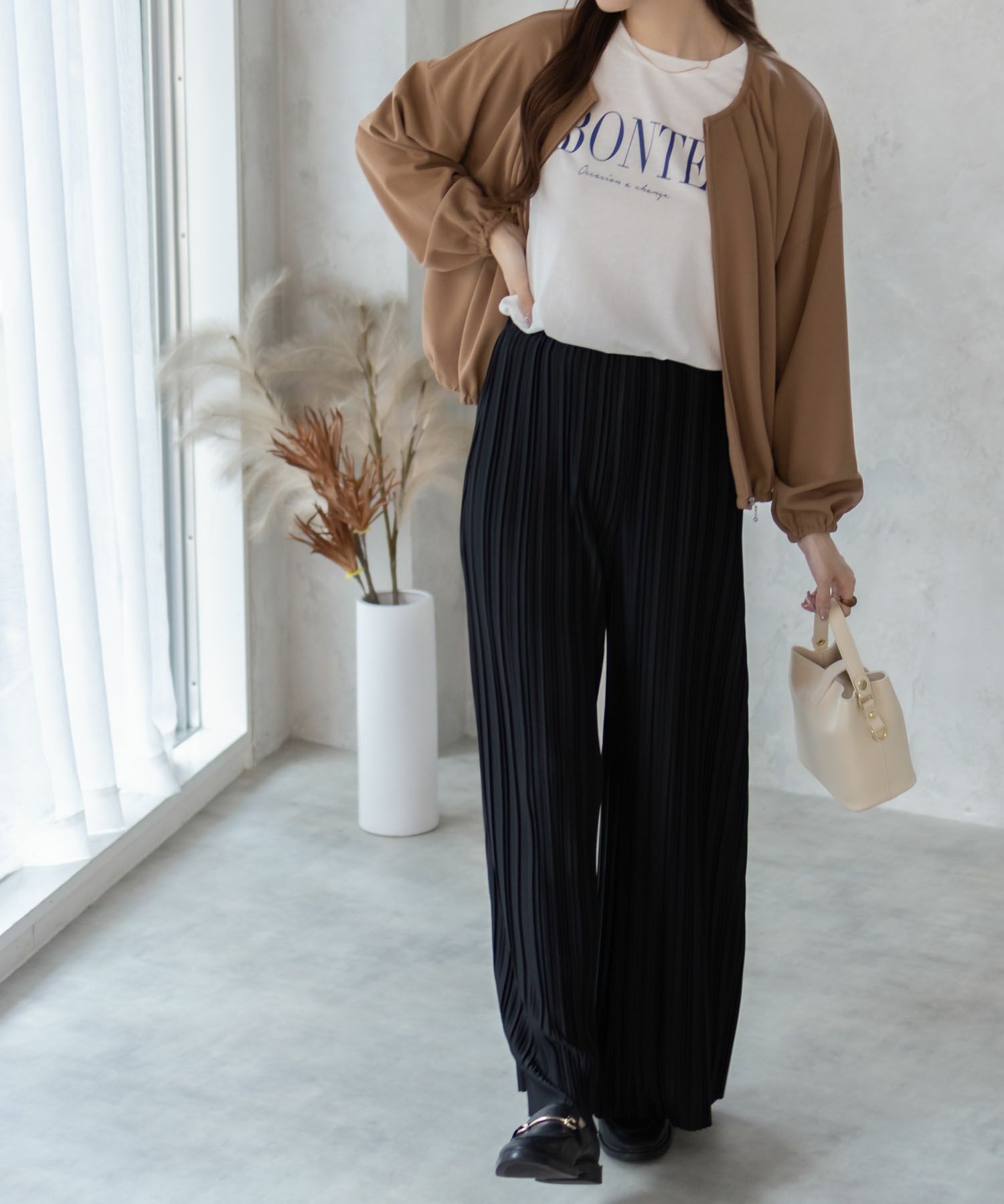 [値下げ]nAvy ロゴプリントロンT レディース メール便 対応商品商品画像-4