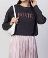 NAVY ロゴプリントロンT レディース ネコポス 対応商品