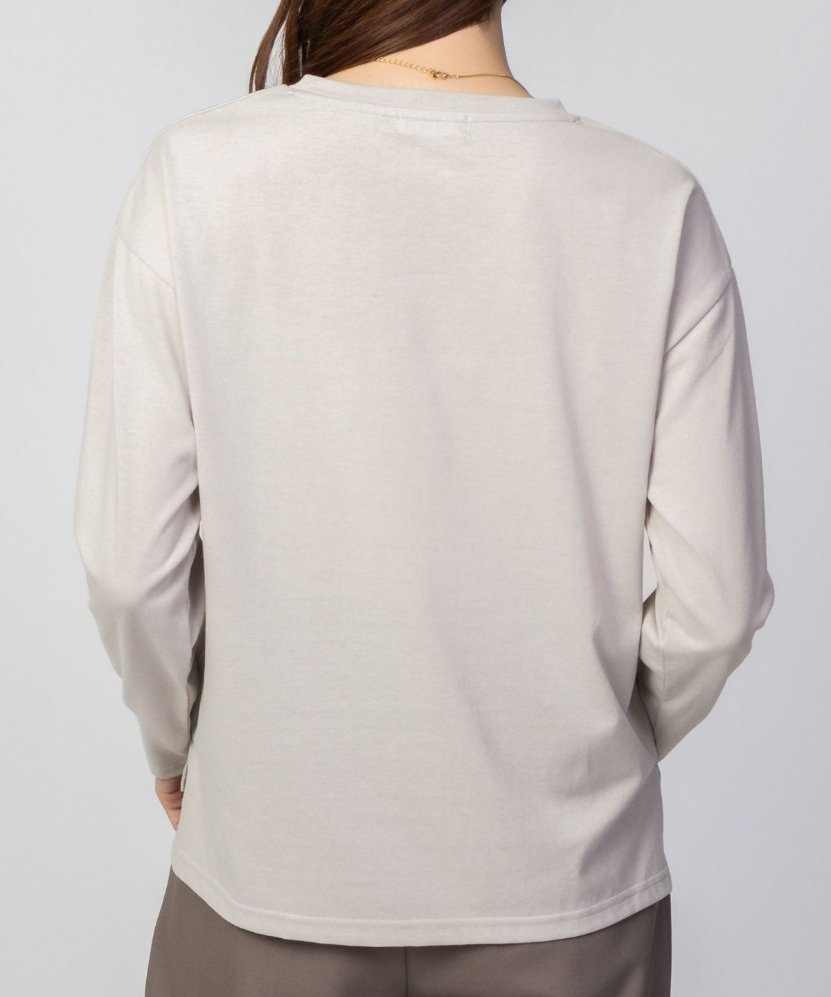 NAVY ロゴプリントロンT レディース ネコポス 対応商品