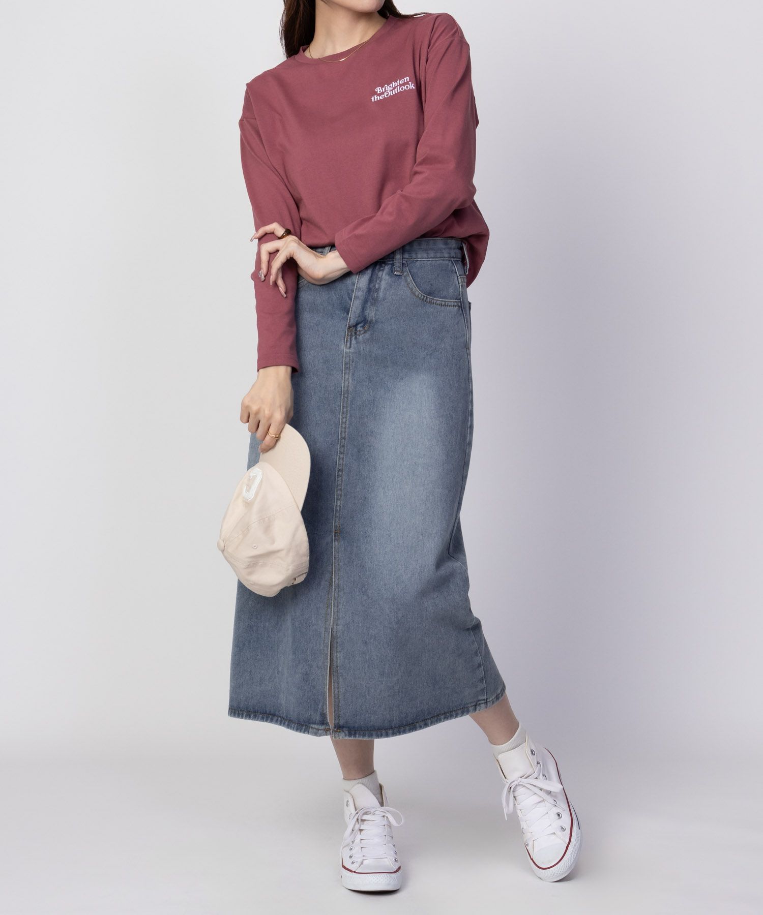 [値下げ]nAvy バックプリントロンT レディース メール便 対応商品商品画像-13