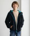 NAVY  シャットアウター 裏メッシュZIPパーカー キッズ商品サムネイル-1