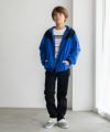 NAVY  シャットアウター 裏メッシュZIPパーカー キッズ商品サムネイル-6