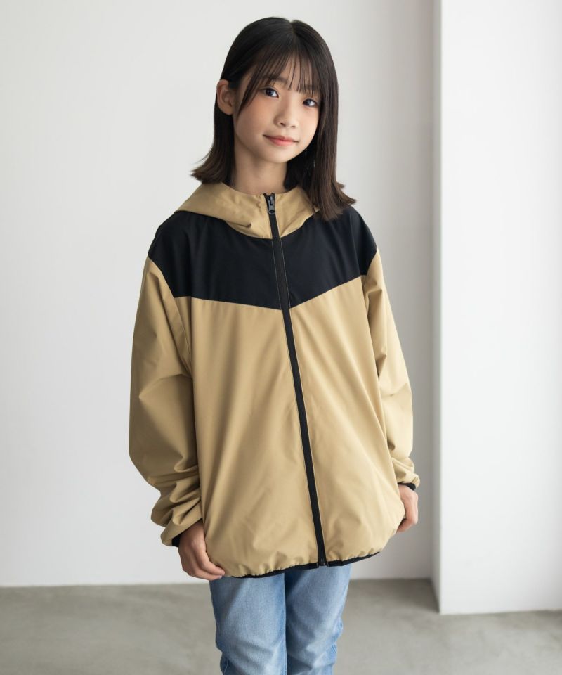 NAVY  シャットアウター 裏メッシュZIPパーカー キッズ商品画像-9