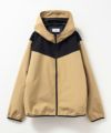 NAVY シャットアウター 裏メッシュZIPパーカー キッズ
