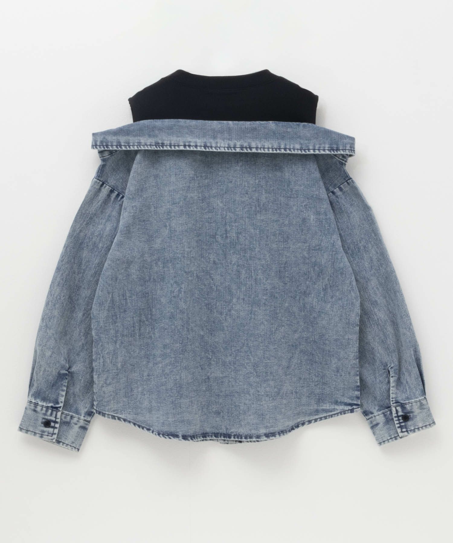 RICH MIX  デニムフェイクデザインシャツ キッズ商品画像-2