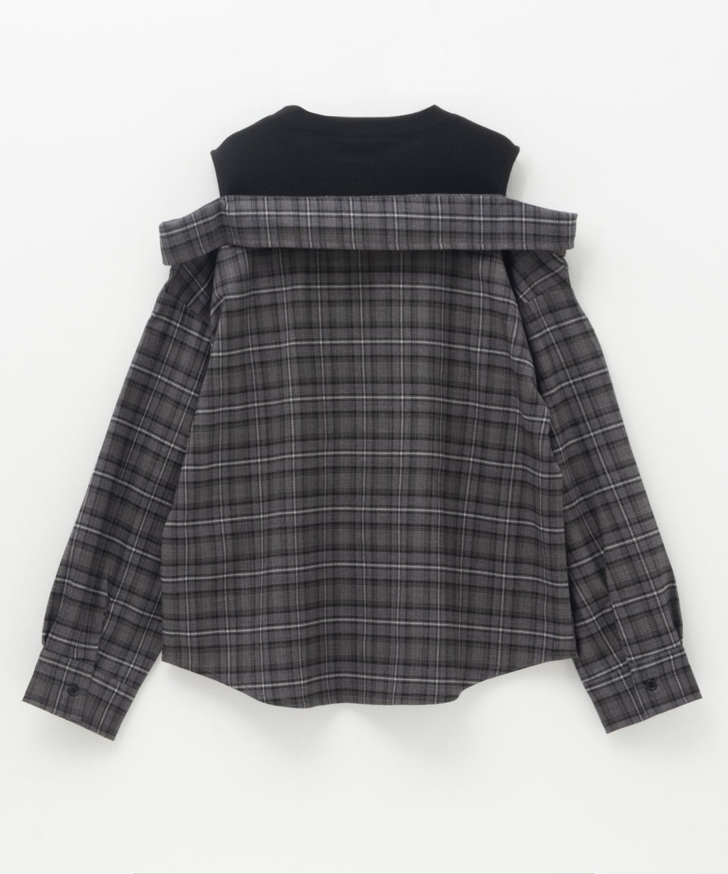 RICH MIX  デニムフェイクデザインシャツ キッズ商品画像-4