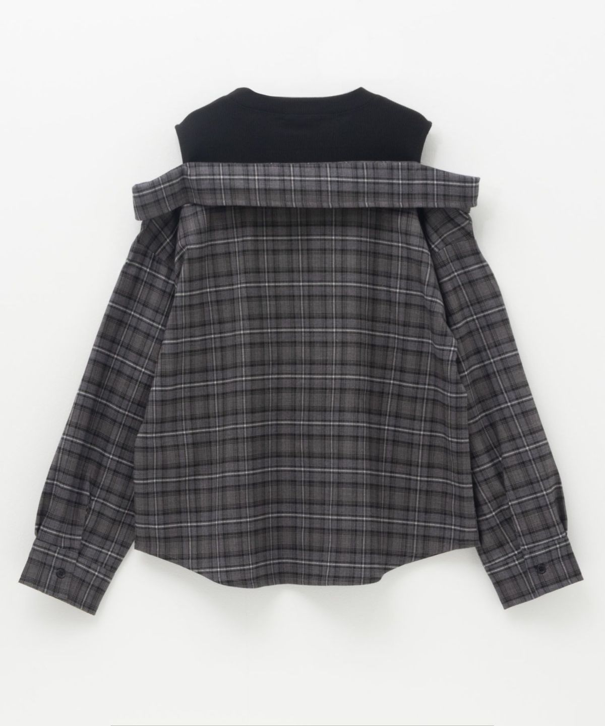 RICH MIX デニムフェイクデザインシャツ キッズ