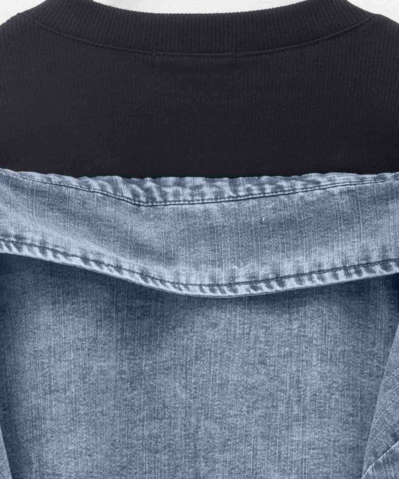 RICH MIX  デニムフェイクデザインシャツ キッズ商品画像-6