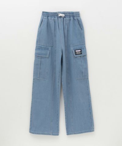 NAVY ナイロンカーゴパンツ キッズ