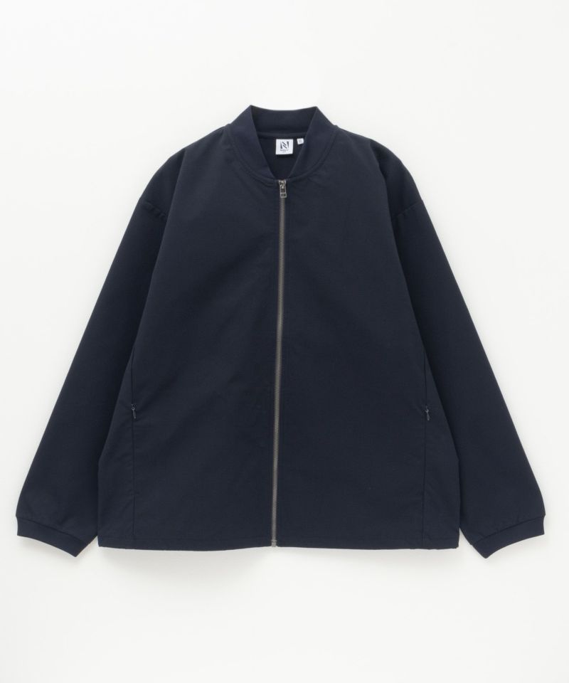 NAVY FIT  ドビーストレッチリブブルゾン メンズ商品画像-3