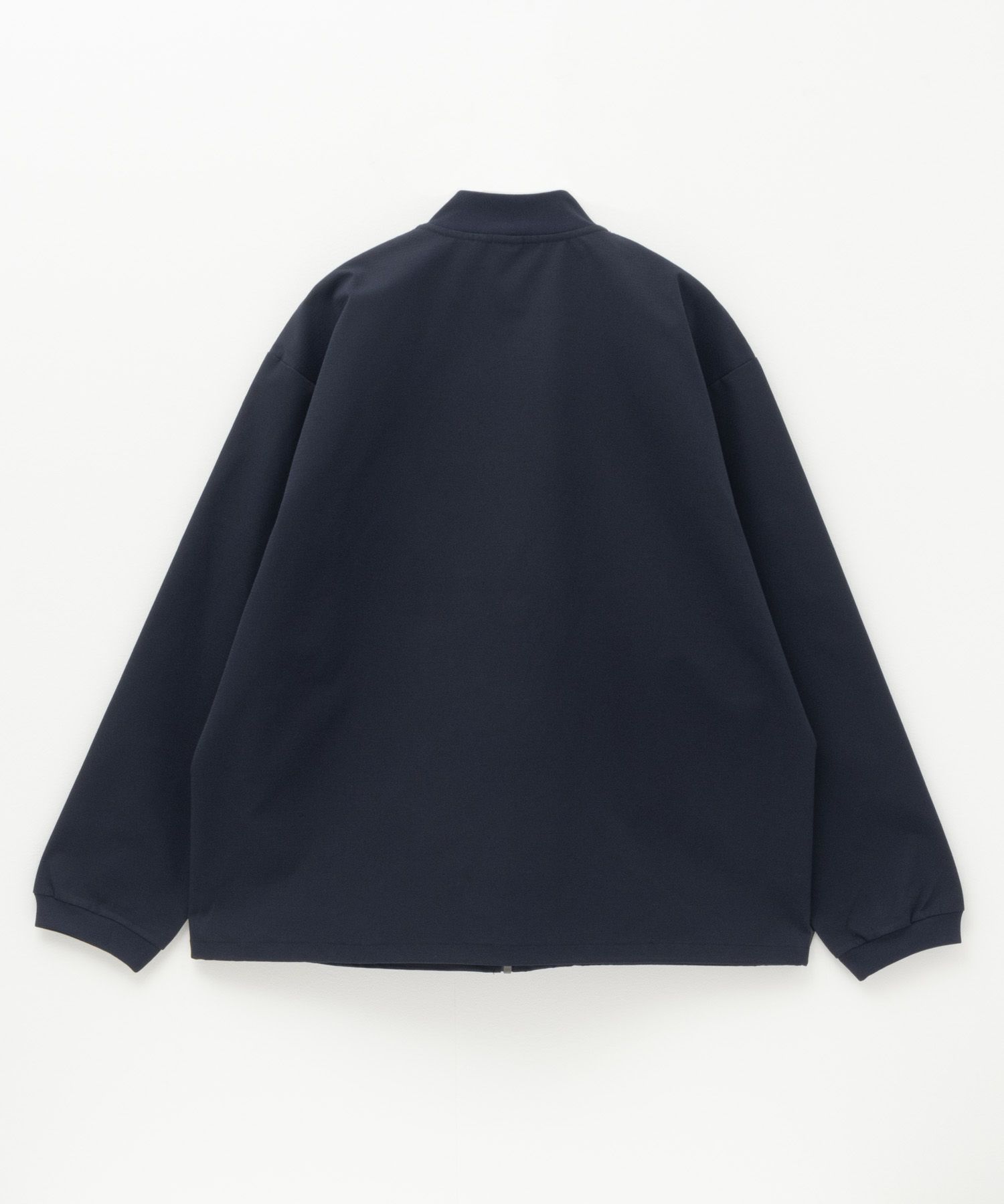 NAVY FIT ドビーストレッチリブブルゾン メンズ