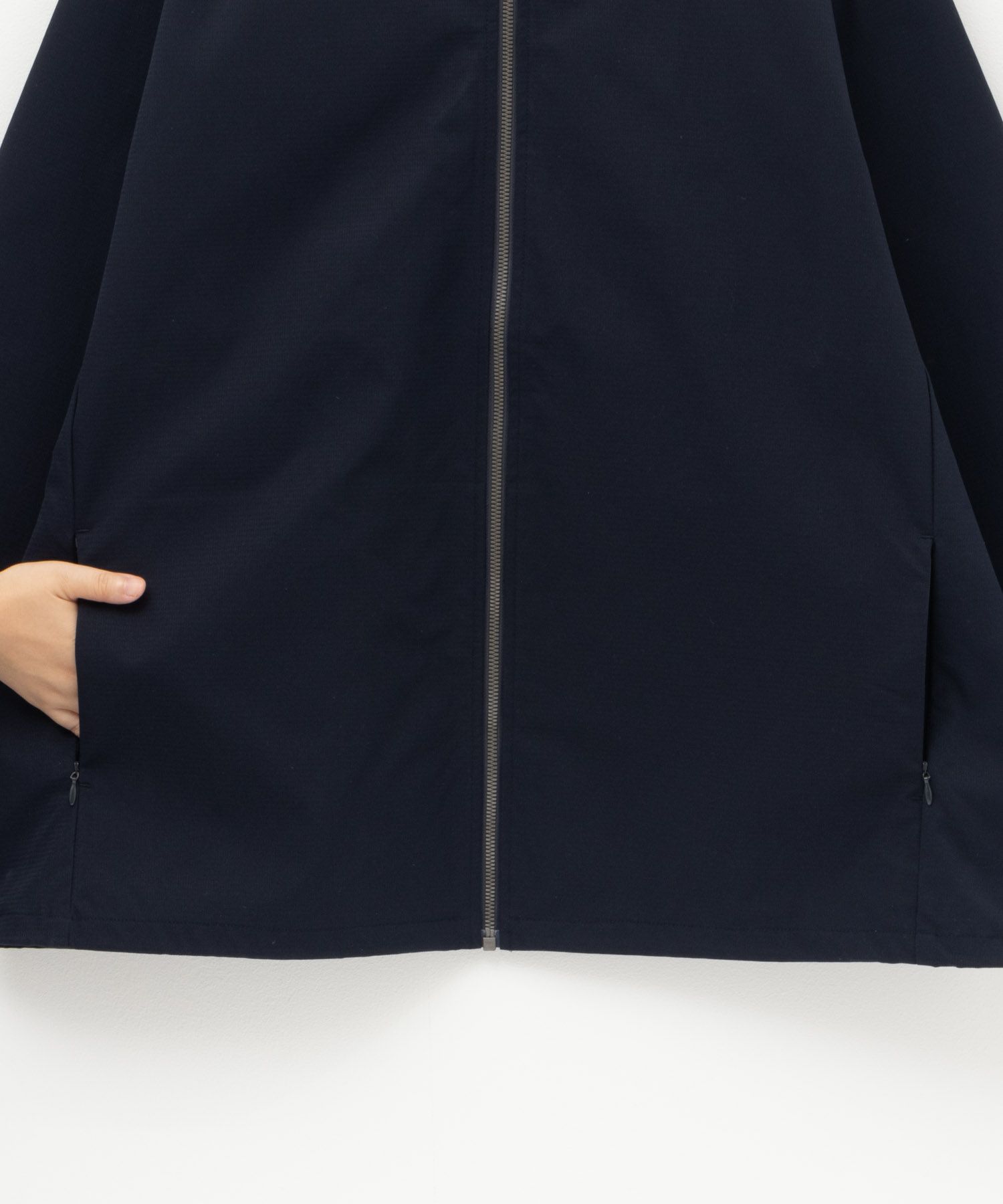 NAVY FIT ドビーストレッチリブブルゾン メンズ商品画像-7