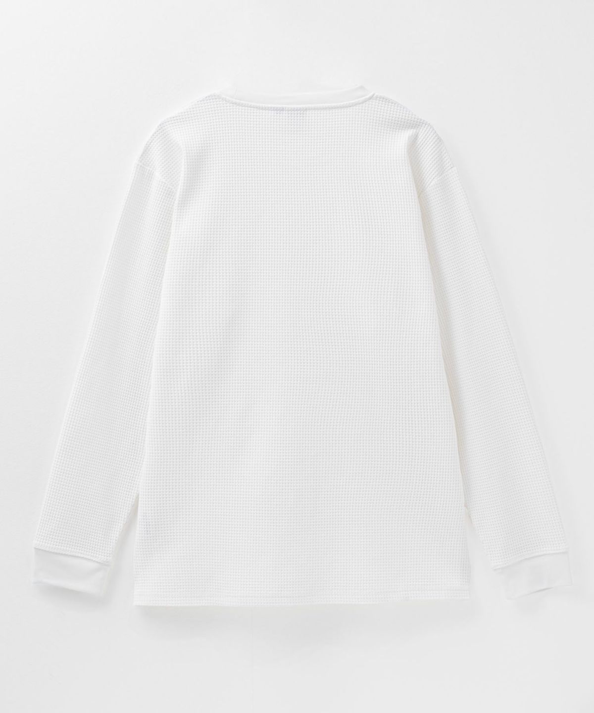 NAVY FIT ストレッチワッフル長袖Tシャツ メンズ