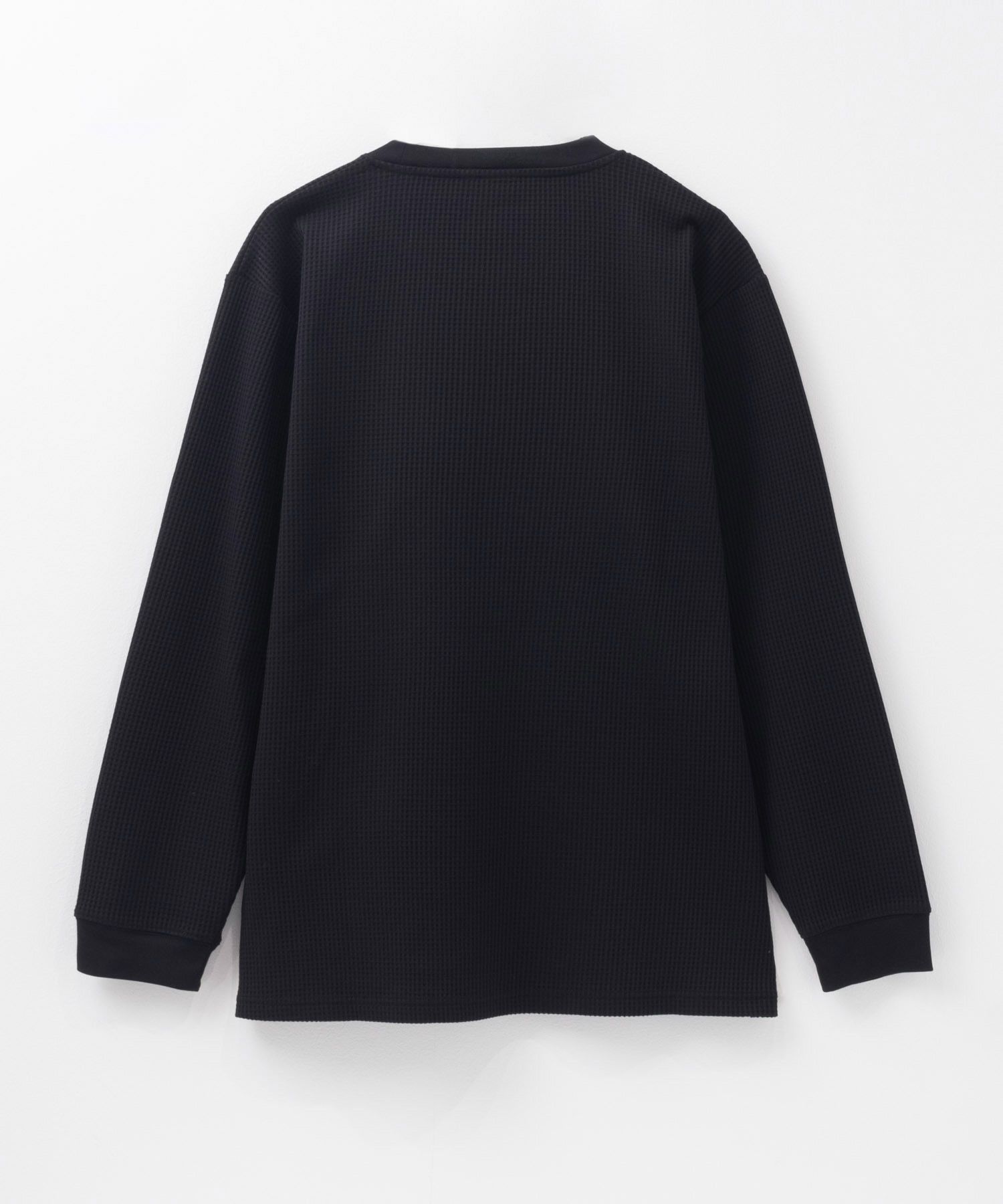 NAVY FIT ストレッチワッフル長袖Tシャツ メンズ