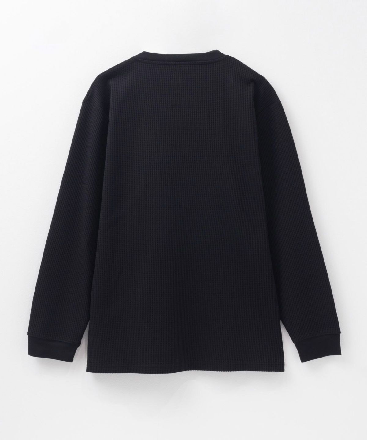 NAVY FIT ストレッチワッフル長袖Tシャツ メンズ