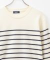 NAVY 素肌ニット ボーダーニット メンズ