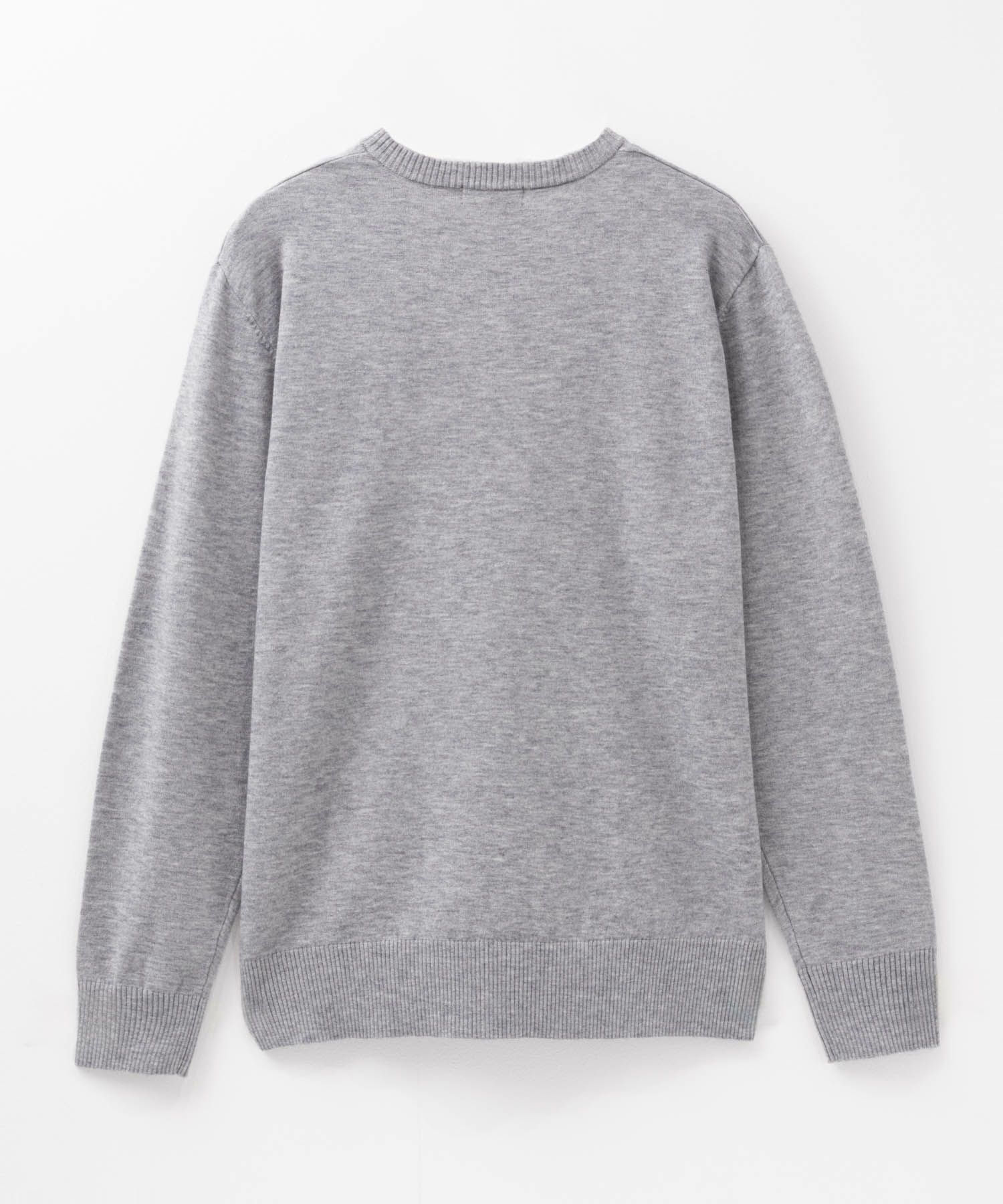 NAVY 素肌ニット Vネック メンズ