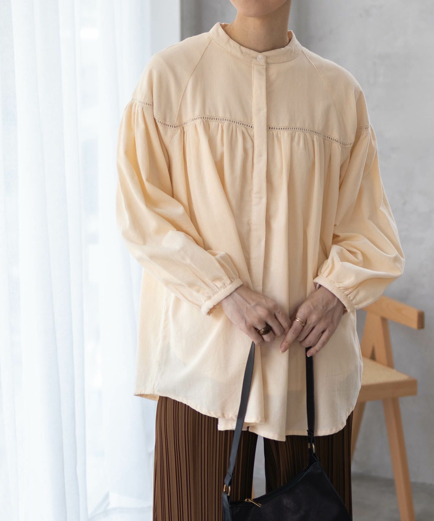 Howdy Marie  インドコールギャザーチュニック レディース商品サムネイル-1