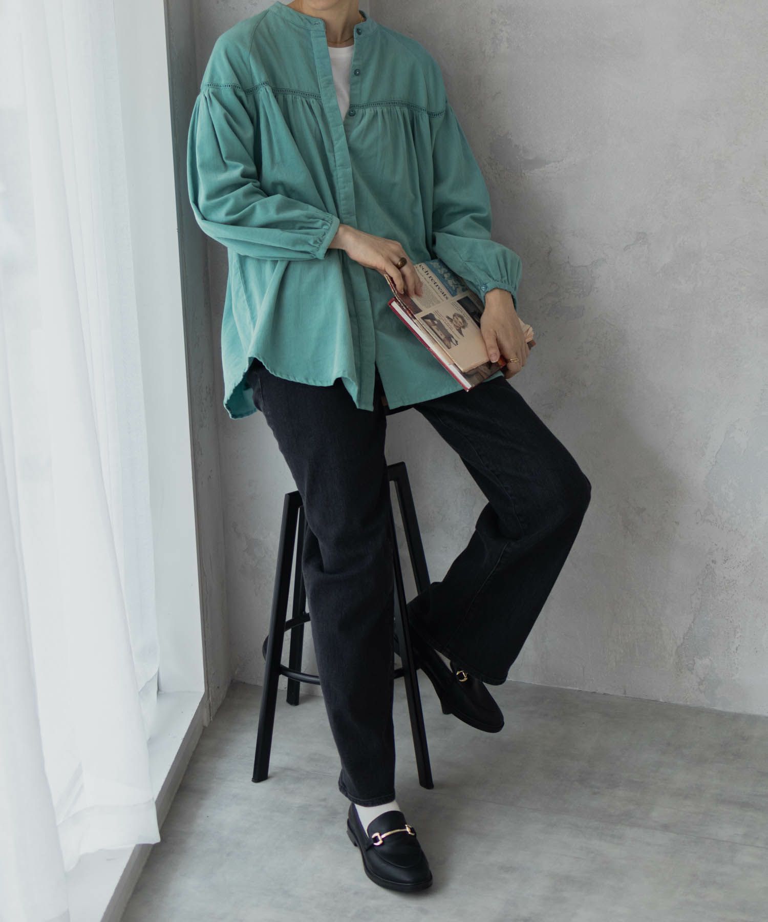 Howdy Marie  インドコールギャザーチュニック レディース商品サムネイル-7