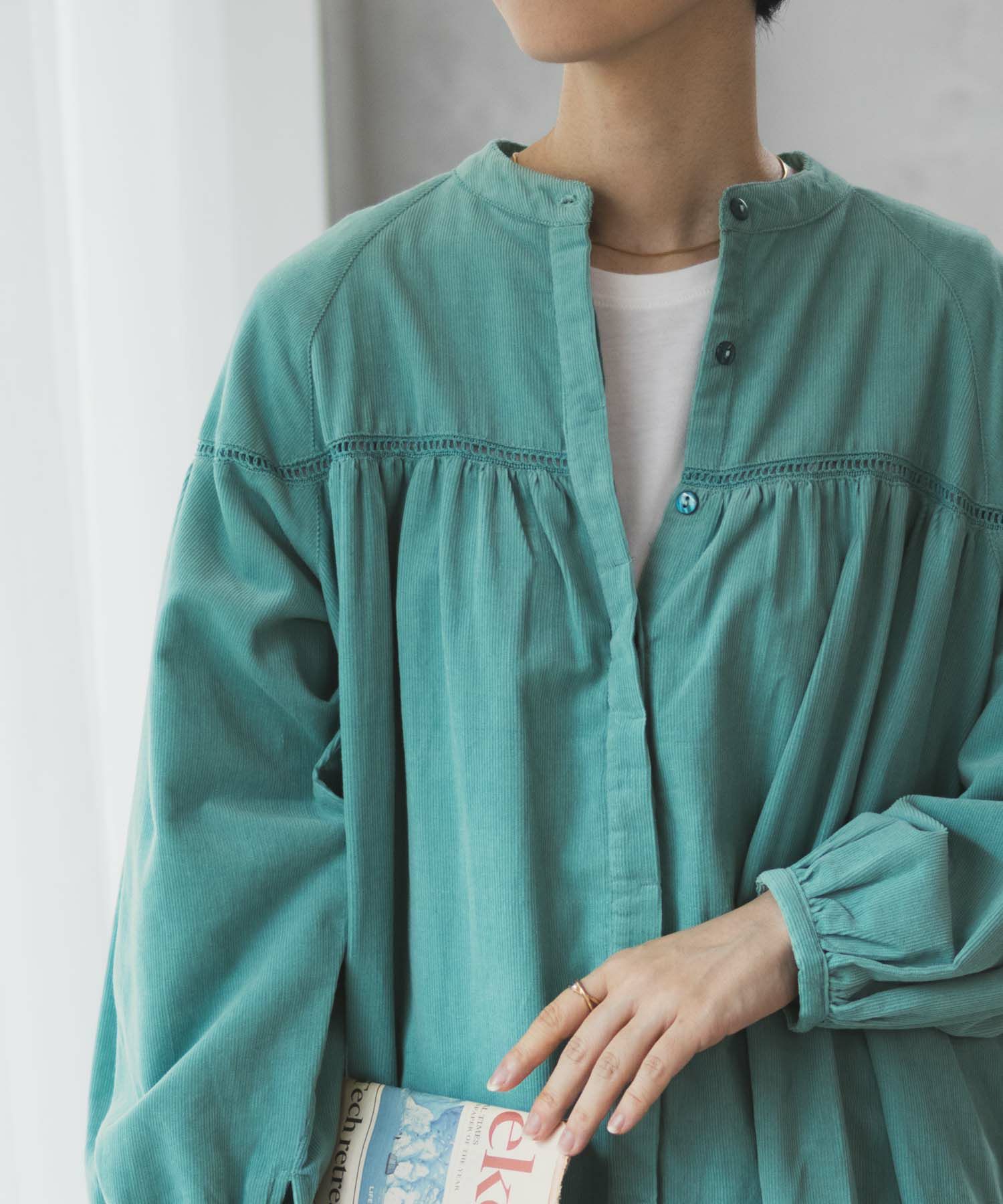 Howdy Marie インドコールギャザーチュニック レディース商品サムネイル-8