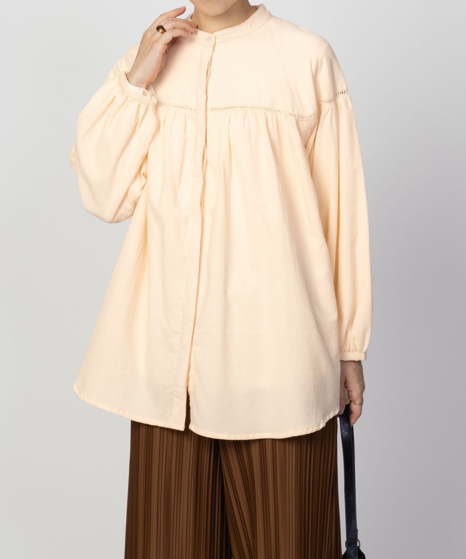 Howdy Marie インドコールギャザーチュニック レディース