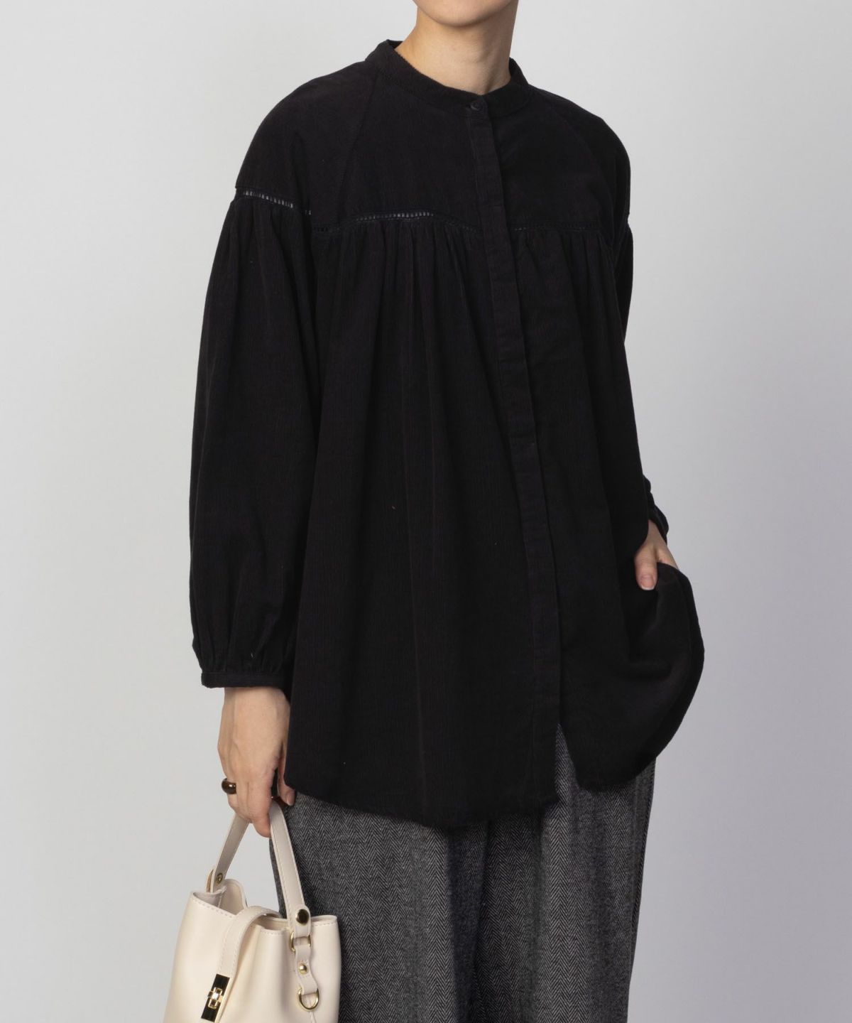 Howdy Marie インドコールギャザーチュニック レディース