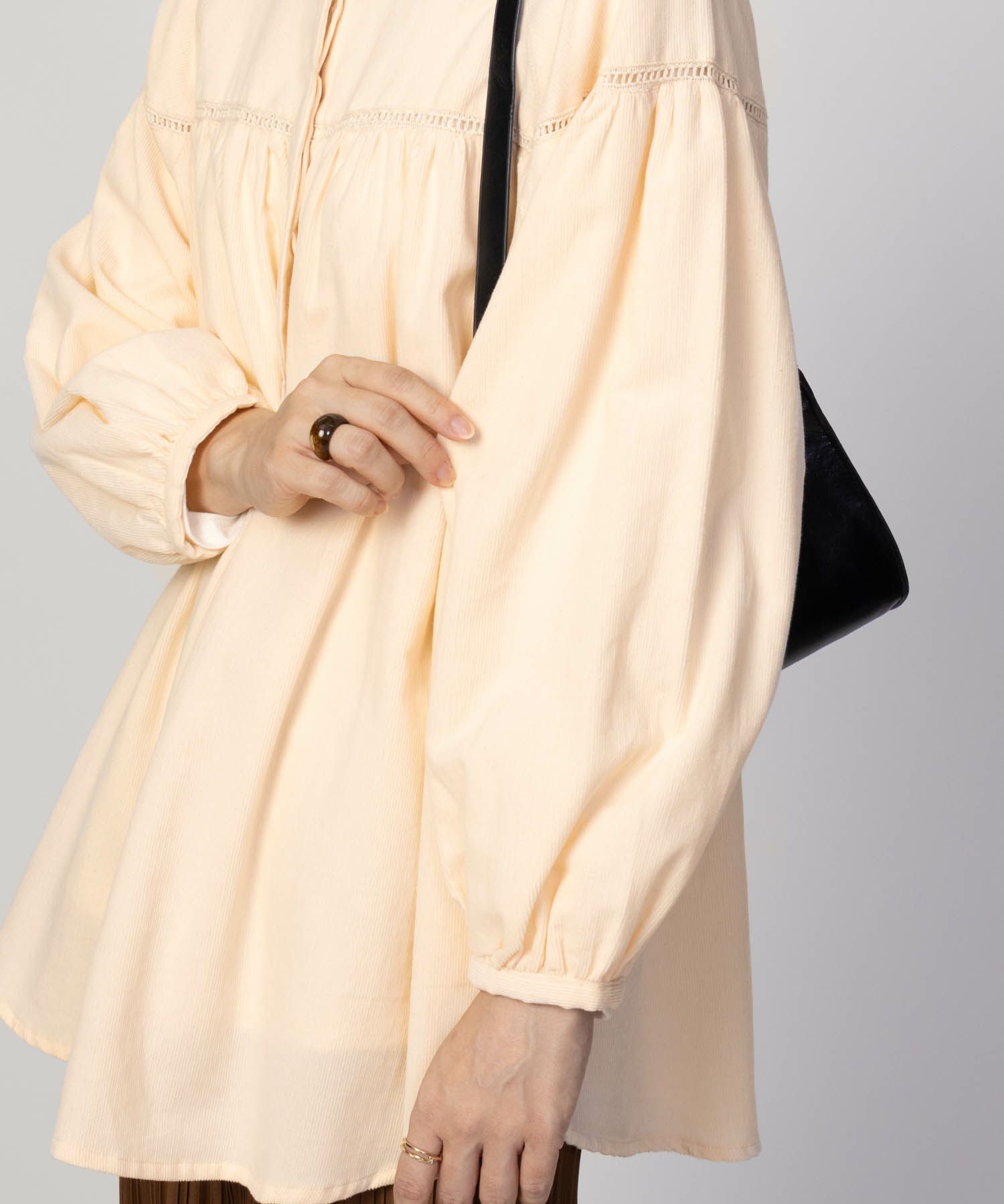 Howdy Marie インドコールギャザーチュニック レディース