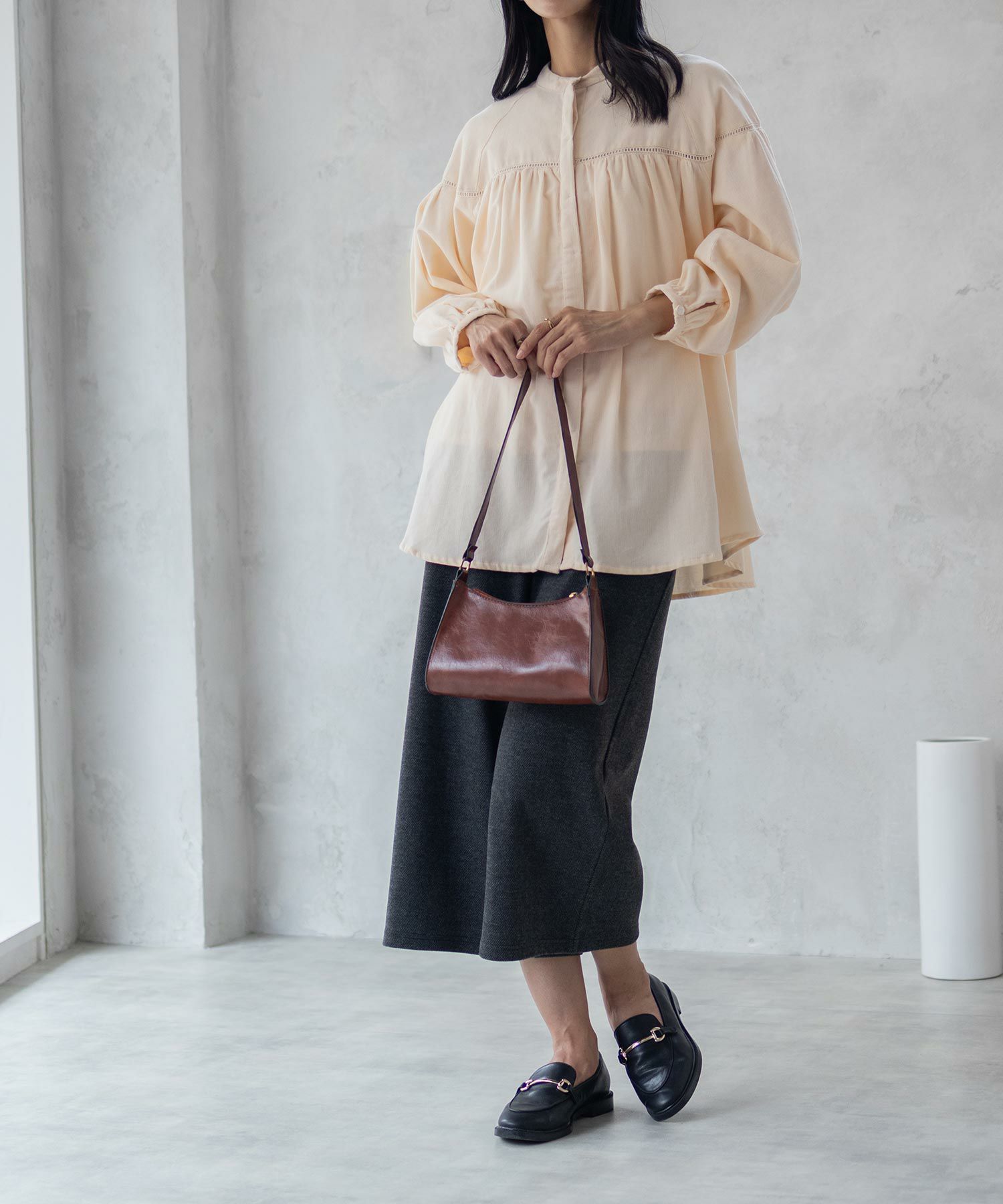 Howdy Marie インドコールギャザーチュニック レディース