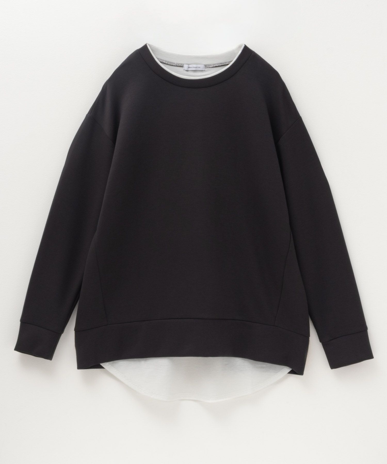 URBAN COLLECTION ポンチ素材 バックスリットプルオーバー レディース ネコポス 対応商品
