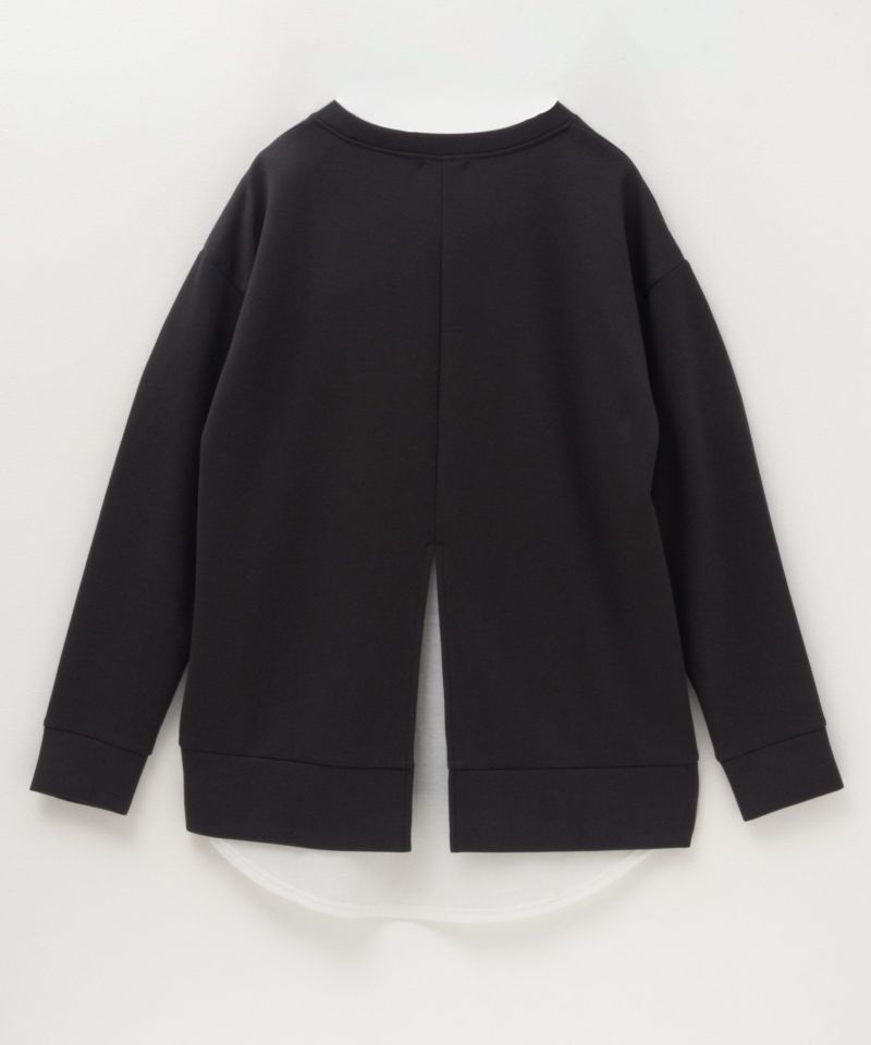 URBAN COLLECTION  ポンチ素材 バックスリットプルオーバー レディース メール便 対応商品商品画像-20