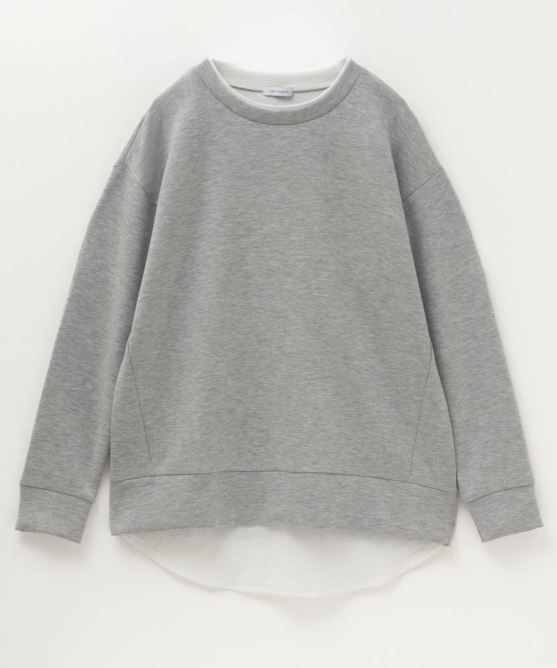 URBAN COLLECTION  ポンチ素材 バックスリットプルオーバー レディース メール便 対応商品商品画像-21