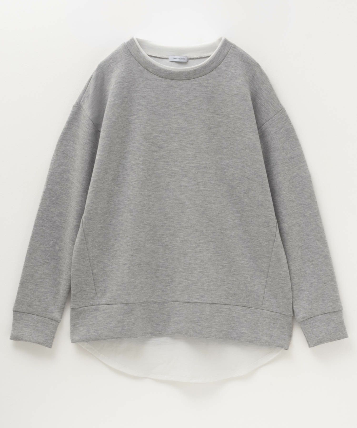 URBAN COLLECTION ポンチ素材 バックスリットプルオーバー レディース ネコポス 対応商品