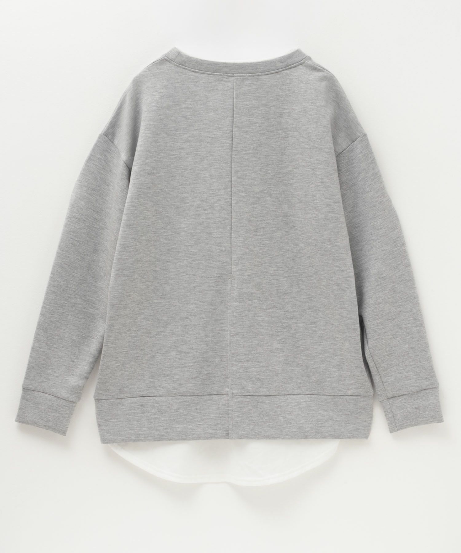 URBAN COLLECTION  ポンチ素材 バックスリットプルオーバー レディース メール便 対応商品商品画像-22