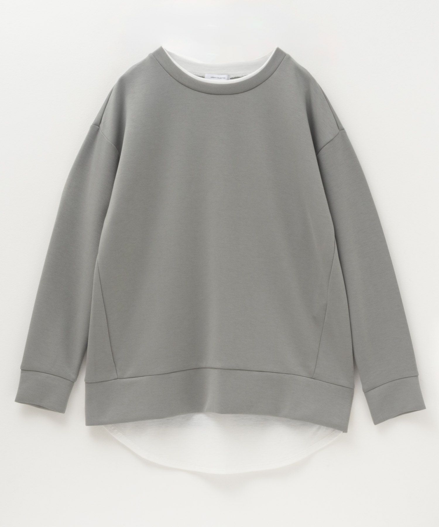 URBAN COLLECTION  ポンチ素材 バックスリットプルオーバー レディース メール便 対応商品商品画像-23