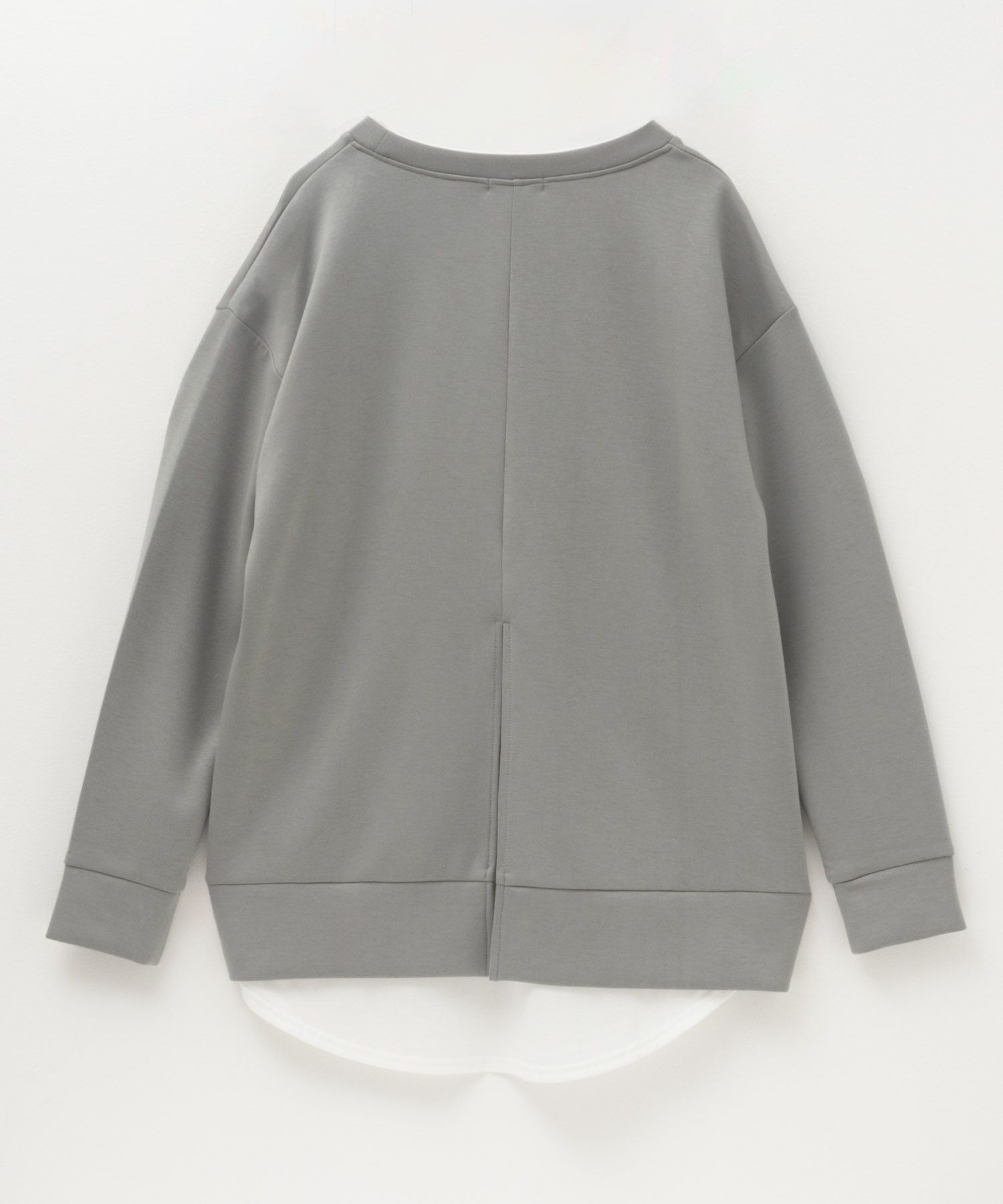 [期間限定価格]URBAN COLLECTION  ポンチ素材 バックスリットプルオーバー レディース メール便 対応商品商品画像-24