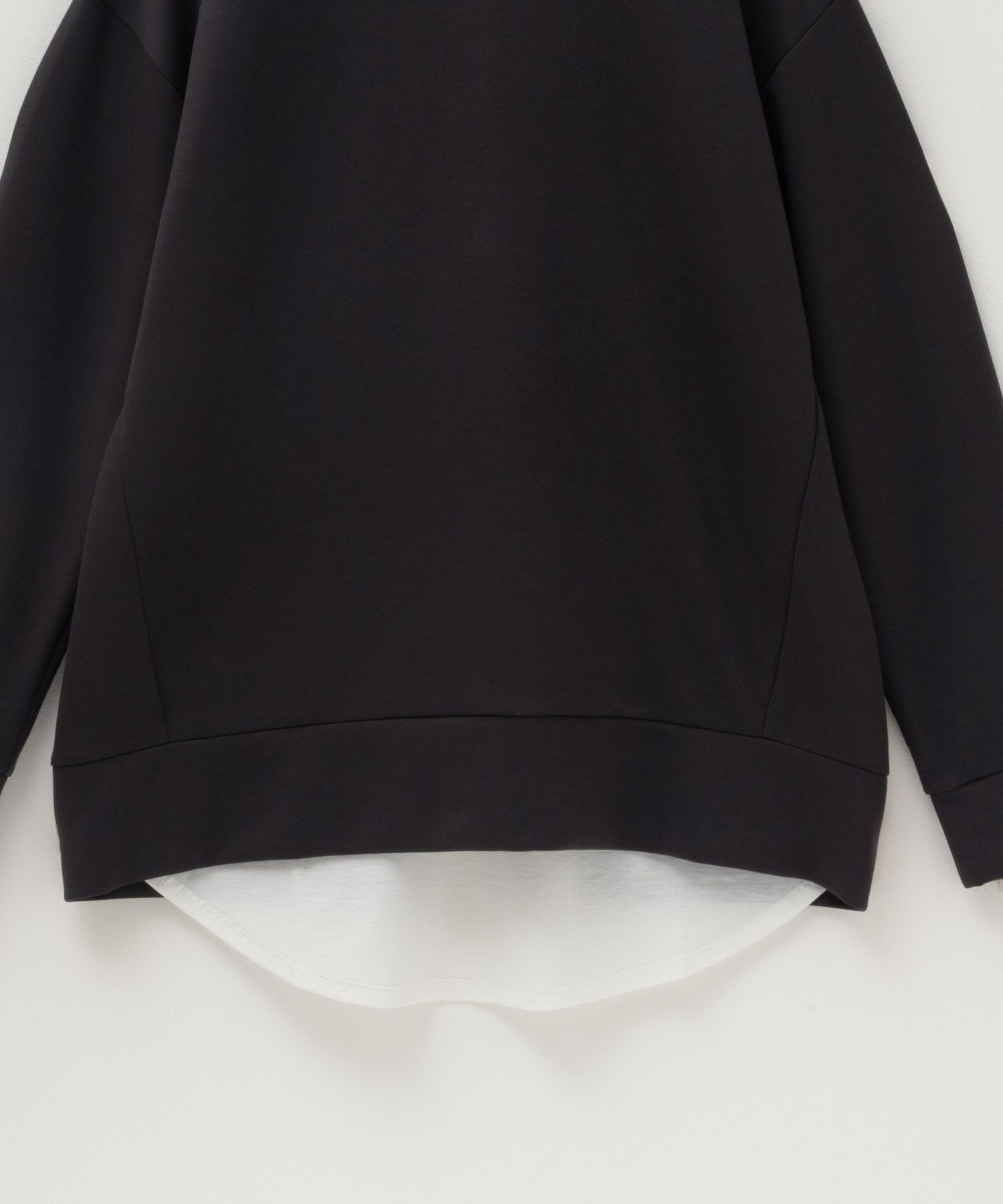 URBAN COLLECTION ポンチ素材 バックスリットプルオーバー レディース ネコポス 対応商品