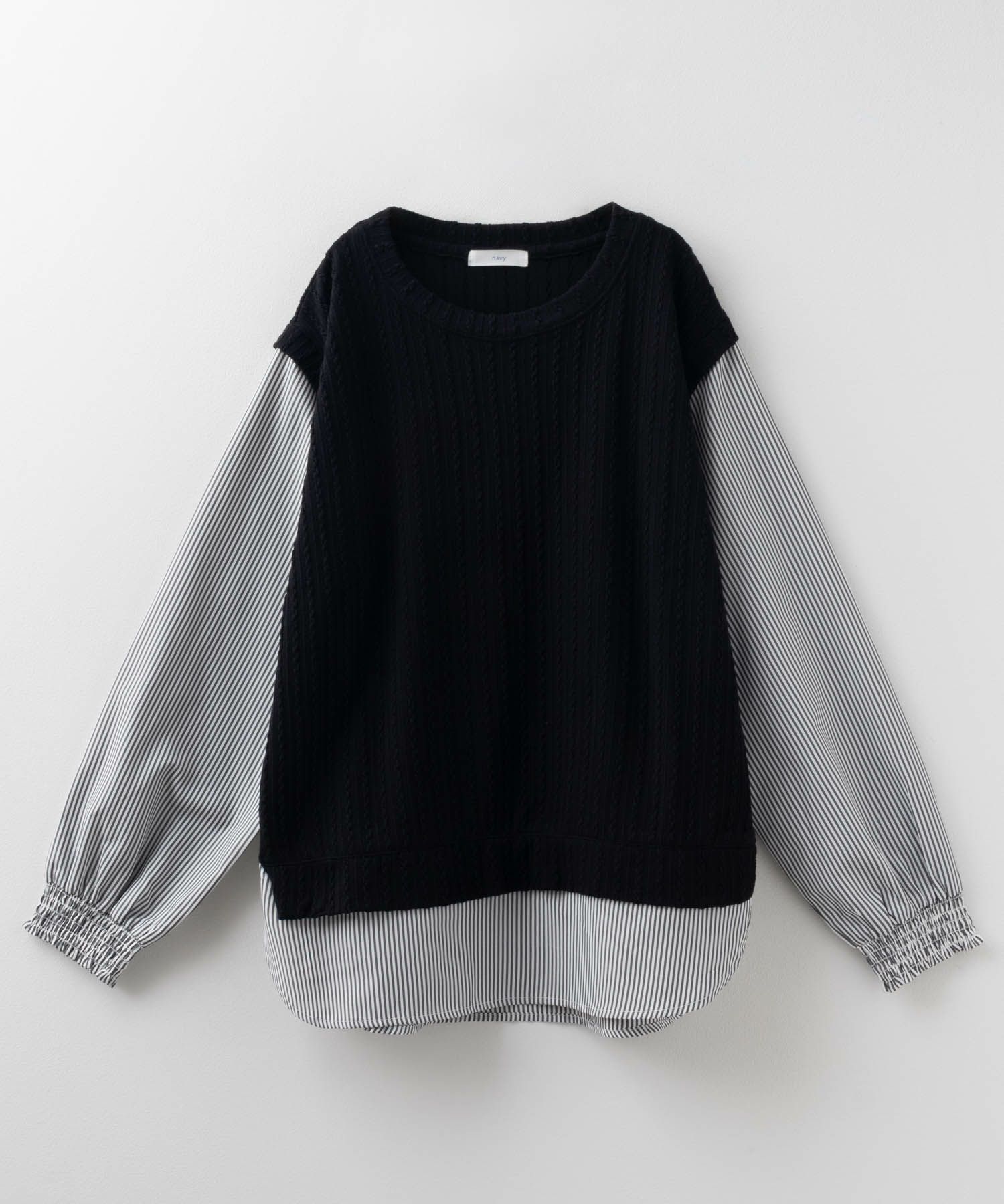 nAvy 時短 フェイクレイヤードプルオーバー レディース商品画像-24