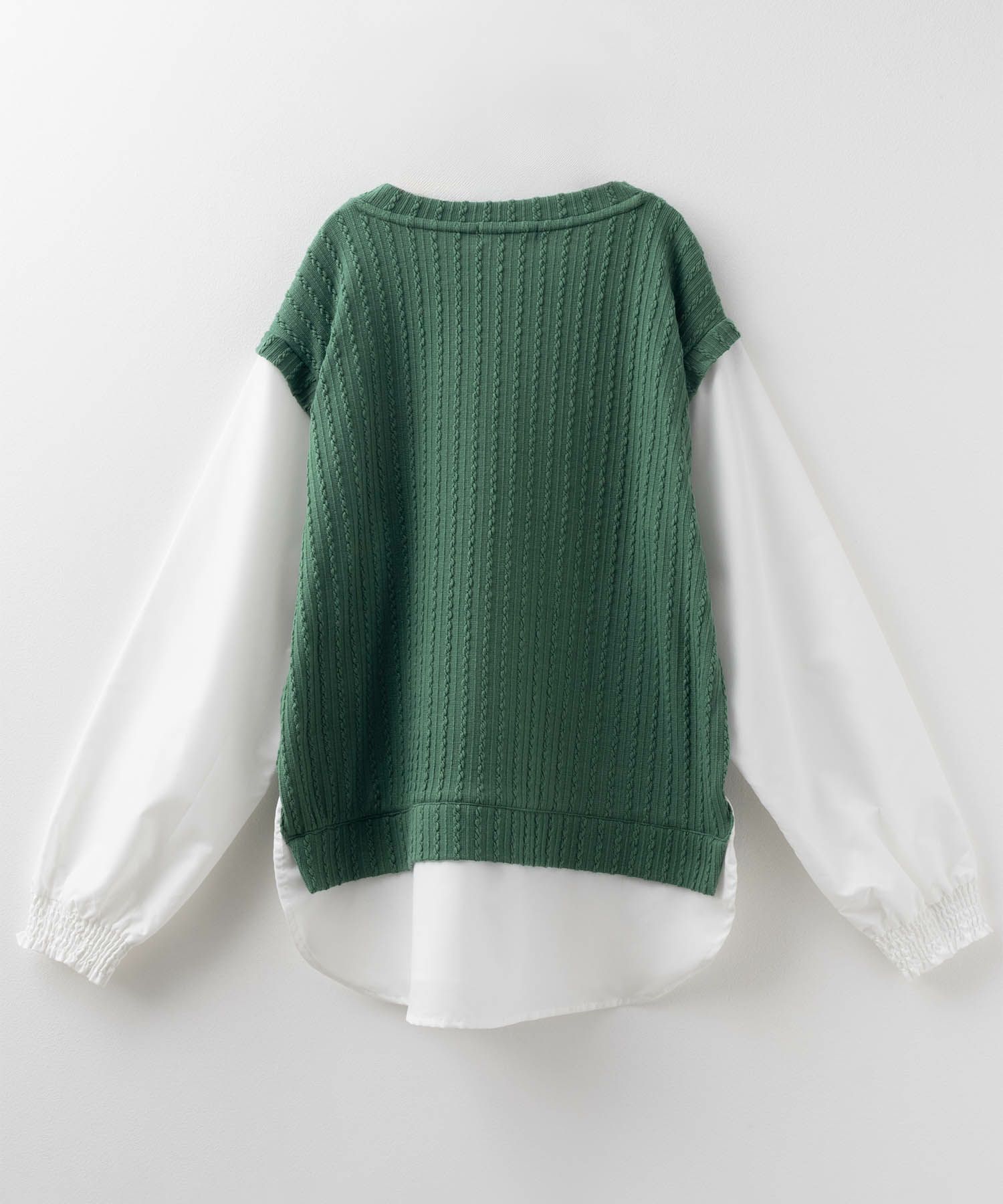 nAvy 時短 フェイクレイヤードプルオーバー レディース商品画像-27