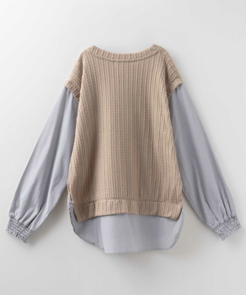 nAvy 時短 フェイクレイヤードプルオーバー レディース商品画像-29