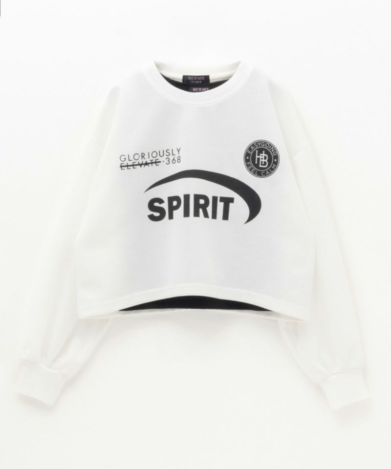 RICH MIX  ポンチ素材 トレーナータンクアンサンブル キッズ商品画像-3