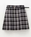 RICH MIX ベルト付きプリーツスカート キッズ