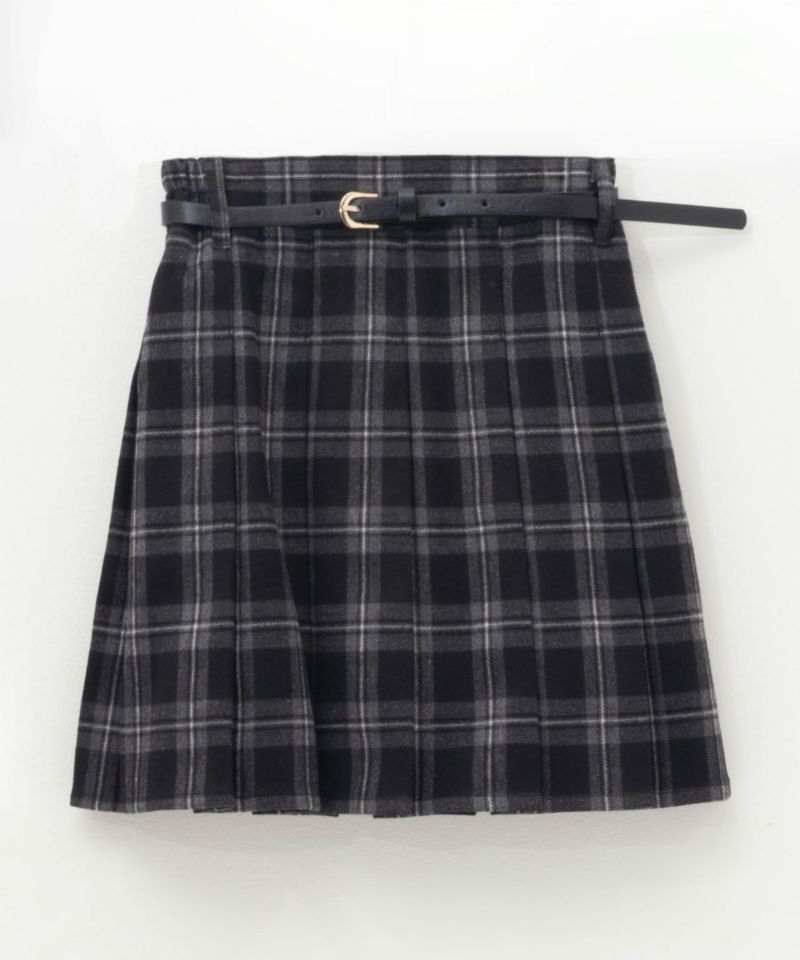 RICH MIX  ベルト付きプリーツスカート キッズ商品画像-3