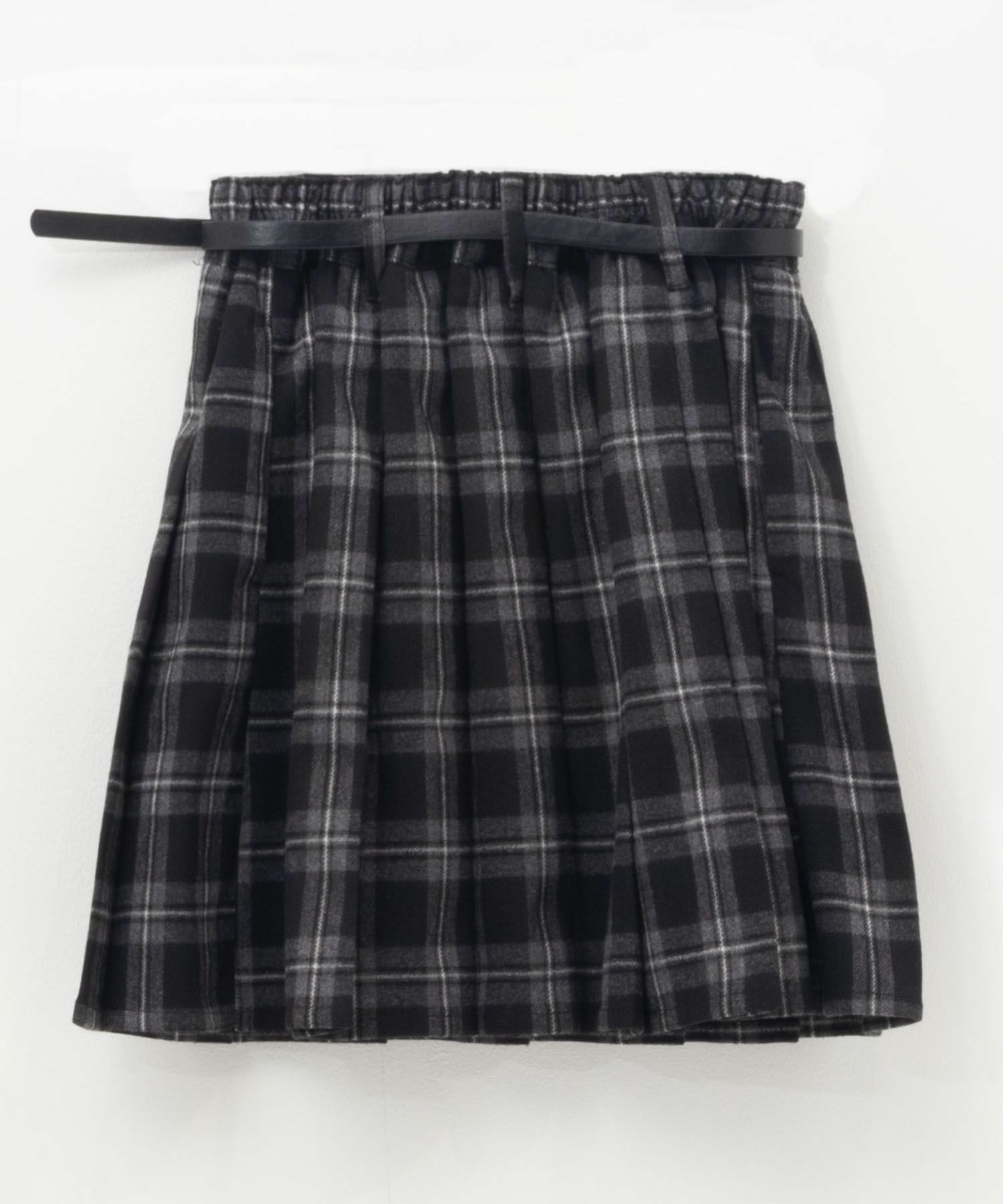 RICH MIX ベルト付きプリーツスカート キッズ