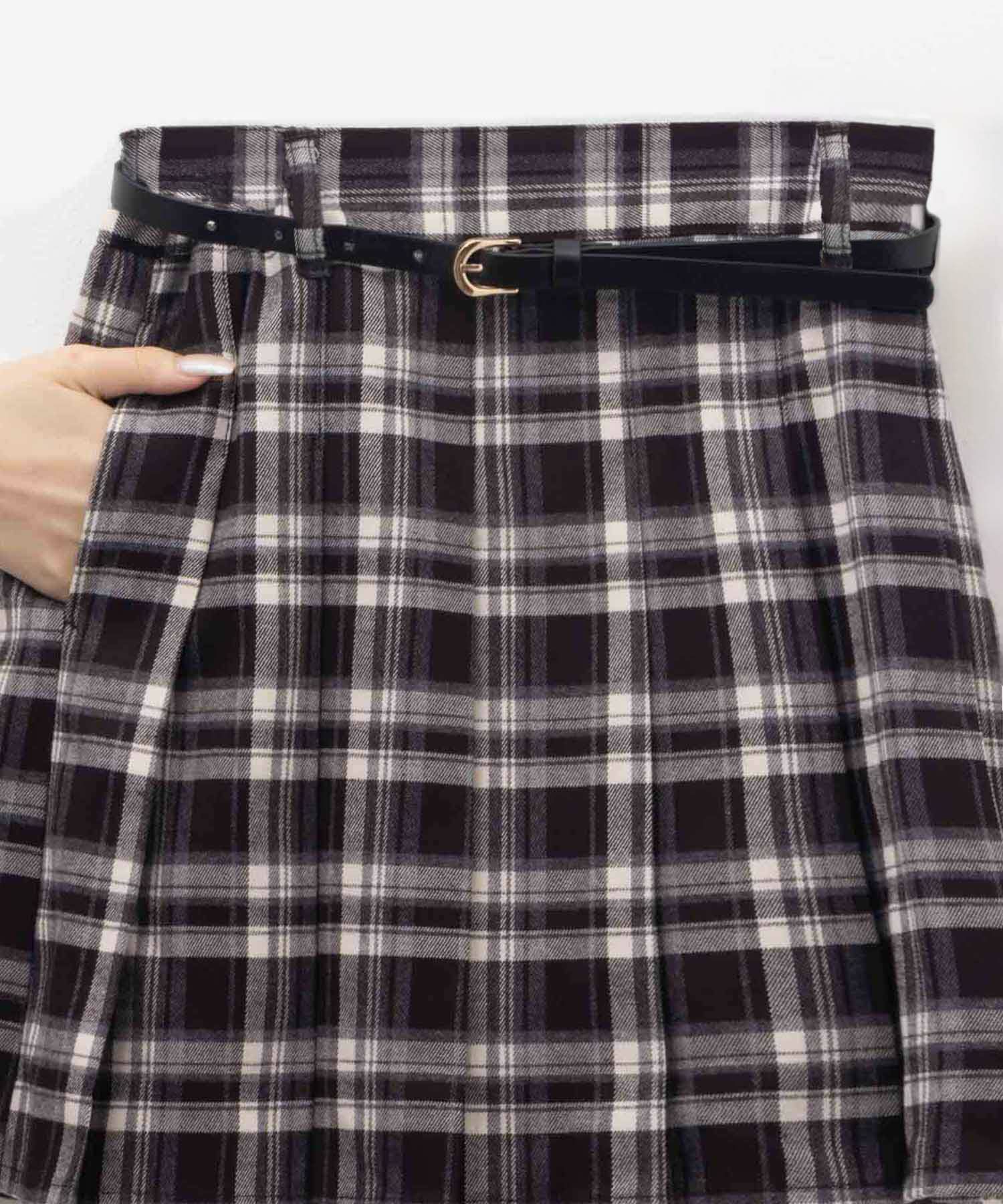 RICH MIX  ベルト付きプリーツスカート キッズ商品画像-5