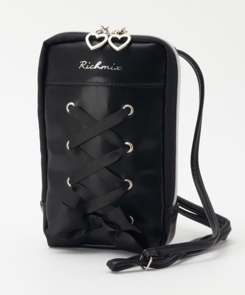 RICH MIX  レースアップショルダーポーチ キッズ商品画像-1