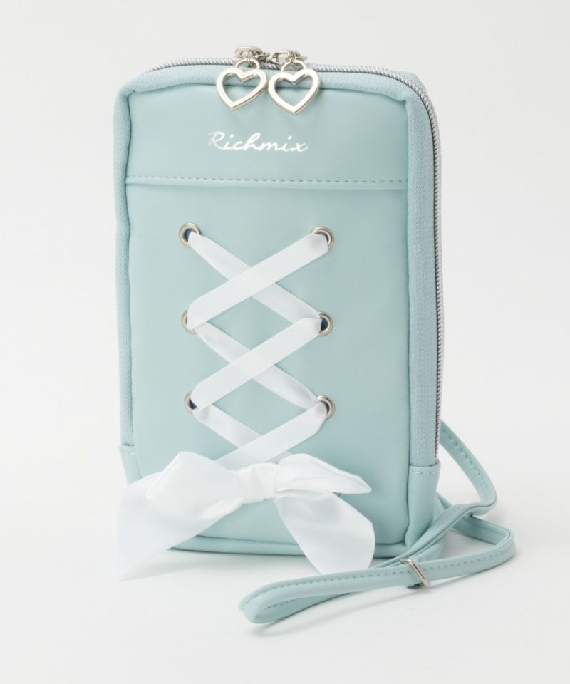 RICH MIX  レースアップショルダーポーチ キッズ商品画像-2