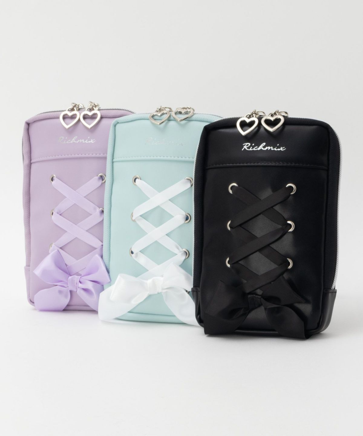 RICH MIX レースアップショルダーポーチ キッズ