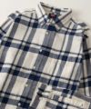 EDWIN ボタンダウンチェックシャツ メンズ