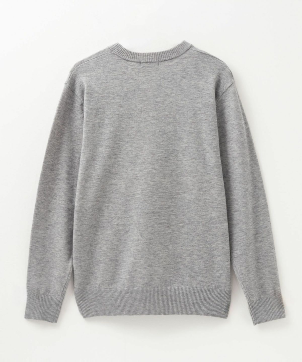 NAVY 素肌ニット クルーネック メンズ