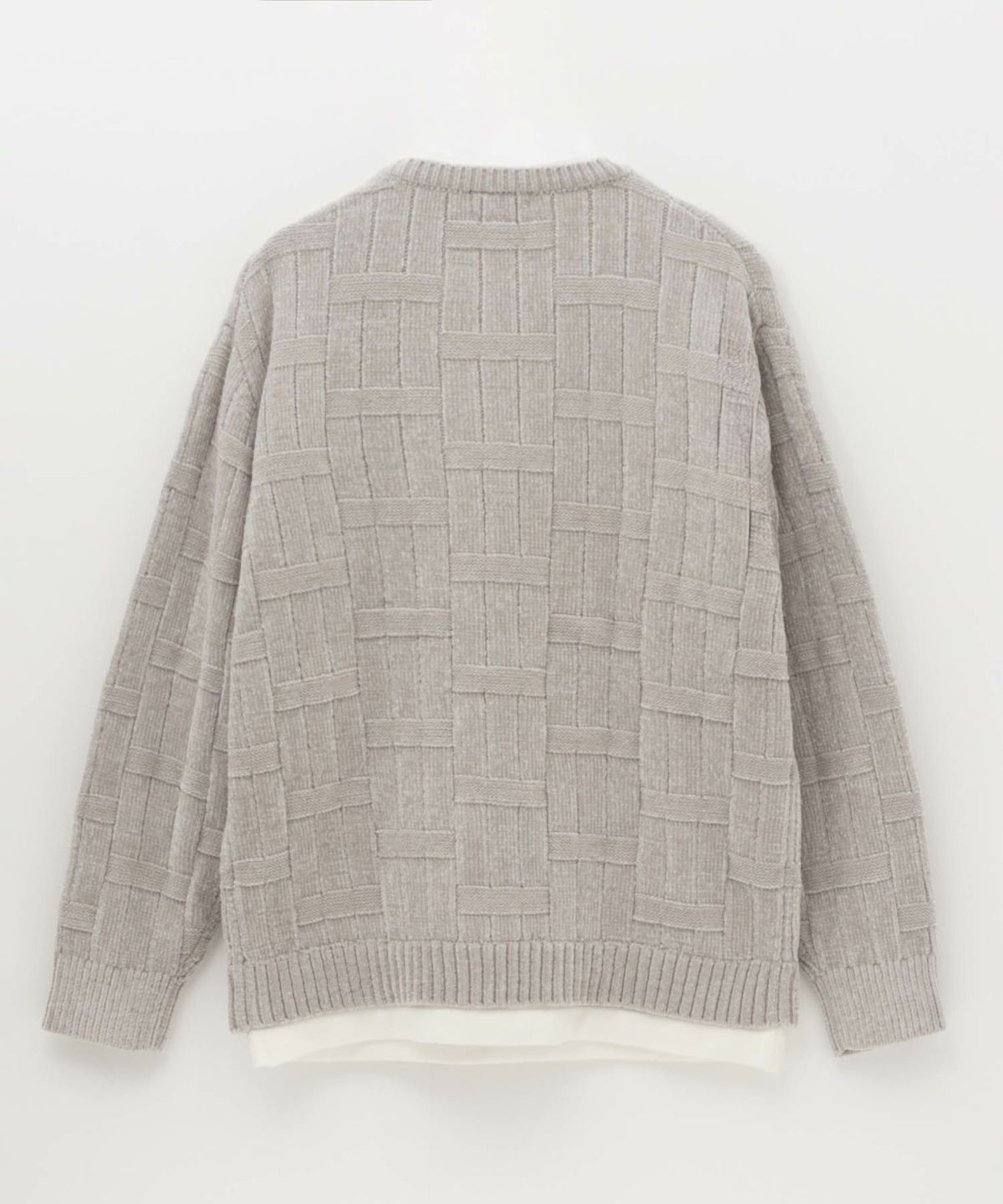 NAVY リンクスモールフェイクTシャツ メンズ